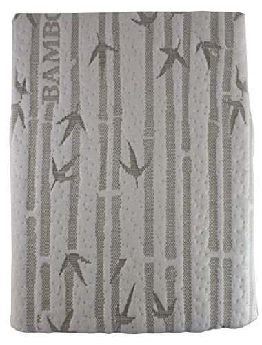 Fabric with bamboo and bird pattern