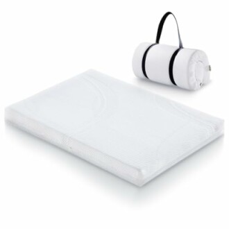 Foldable mattress with carry bag