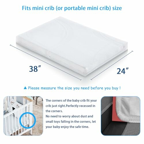 Ustenroya Mini Crib Mattress