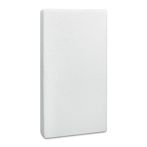 White mattress on a white background